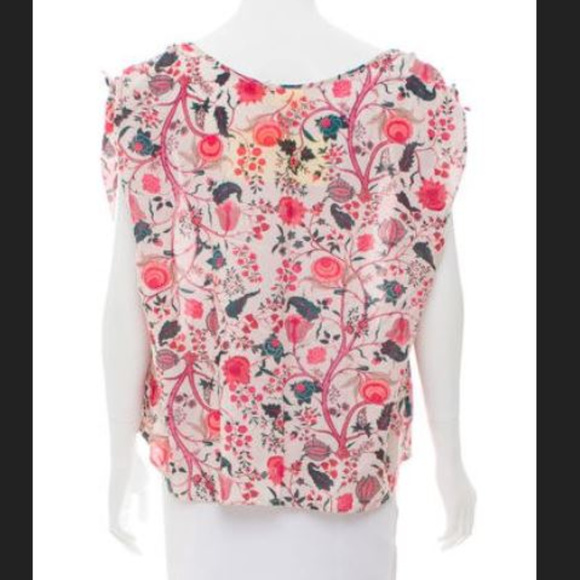 Cute Roberta Roller Rabbit Floral Grazie Top Shirt - Picture 3 of 8
